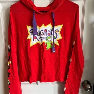 Love Tribe Red Rugrats Crop Top